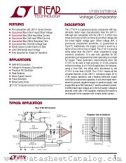 LT1011 datasheet pdf Linear Technology