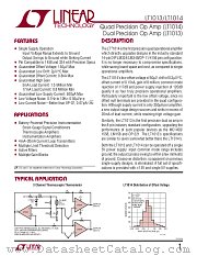 LT1013 datasheet pdf Linear Technology