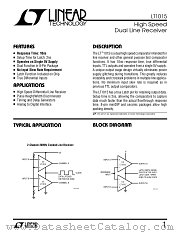 LT1015 datasheet pdf Linear Technology