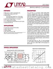 LTC1041 datasheet pdf Linear Technology