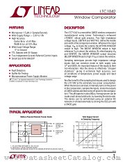 LTC1042 datasheet pdf Linear Technology