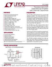 LTC1050 datasheet pdf Linear Technology