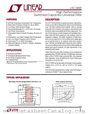 LTC1059 datasheet pdf Linear Technology