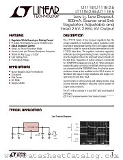 LT1118 datasheet pdf Linear Technology