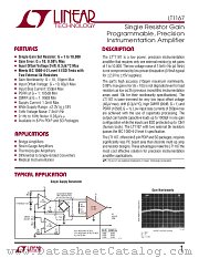 LT1167 datasheet pdf Linear Technology
