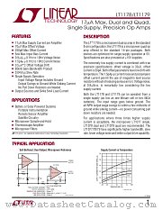 LT1178 datasheet pdf Linear Technology