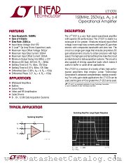 LT1221 datasheet pdf Linear Technology