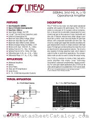 LT1222 datasheet pdf Linear Technology