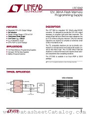 LTC1262 datasheet pdf Linear Technology