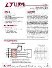 LTC1291 datasheet pdf Linear Technology