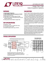 LTC1292 datasheet pdf Linear Technology