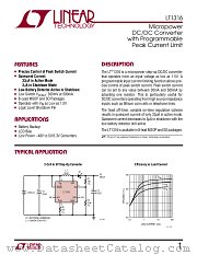 LT1316 datasheet pdf Linear Technology