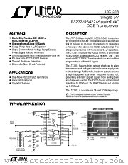 LTC1318 datasheet pdf Linear Technology