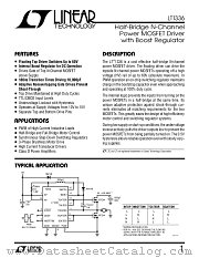 LT1336 datasheet pdf Linear Technology