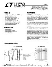 LT1371 datasheet pdf Linear Technology