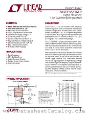 LT1372 datasheet pdf Linear Technology