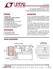 LTC1391 datasheet pdf Linear Technology