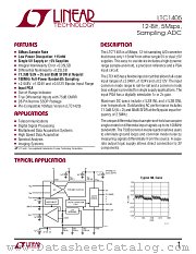 LTC1405 datasheet pdf Linear Technology