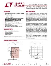 LTC1440 datasheet pdf Linear Technology