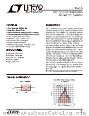 LT1460-5 datasheet pdf Linear Technology