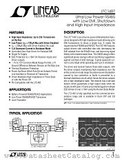 LTC1487 datasheet pdf Linear Technology
