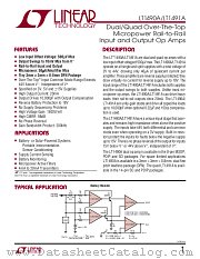 LT1490A datasheet pdf Linear Technology