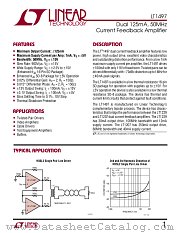 LT1497 datasheet pdf Linear Technology