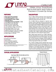 LT1498 datasheet pdf Linear Technology