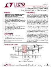 LT1511 datasheet pdf Linear Technology
