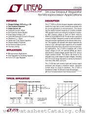LT1528 datasheet pdf Linear Technology