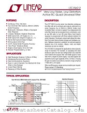 LTC1562-2 datasheet pdf Linear Technology