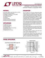 LTC1565-31 datasheet pdf Linear Technology
