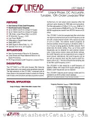 LTC1569-7 datasheet pdf Linear Technology