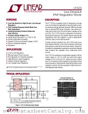 LT1573 datasheet pdf Linear Technology