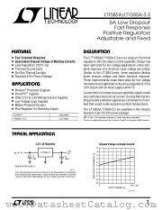 LT1585A datasheet pdf Linear Technology