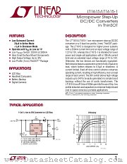 LT1615 datasheet pdf Linear Technology