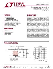 LT1617 datasheet pdf Linear Technology