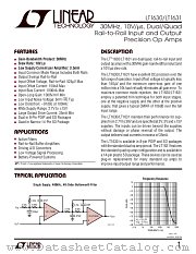 LT1630 datasheet pdf Linear Technology