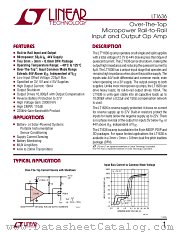 LT1636 datasheet pdf Linear Technology