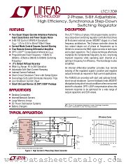 LTC1709 datasheet pdf Linear Technology