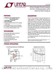 LT1719 datasheet pdf Linear Technology