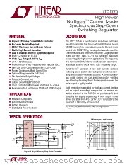 LTC1775 datasheet pdf Linear Technology