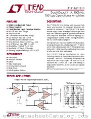 LT1813 datasheet pdf Linear Technology