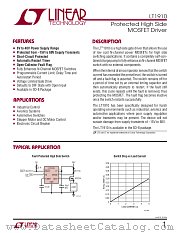 LT1910 datasheet pdf Linear Technology