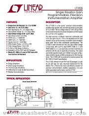 LT1920 datasheet pdf Linear Technology
