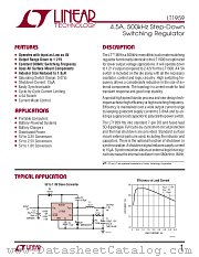 LT1959 datasheet pdf Linear Technology