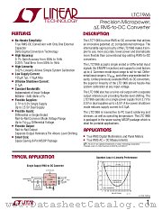 LTC1966 datasheet pdf Linear Technology