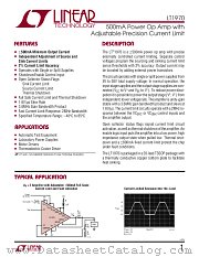 LT1970 datasheet pdf Linear Technology
