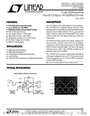 LTC1992 datasheet pdf Linear Technology
