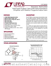 LTC2053 datasheet pdf Linear Technology